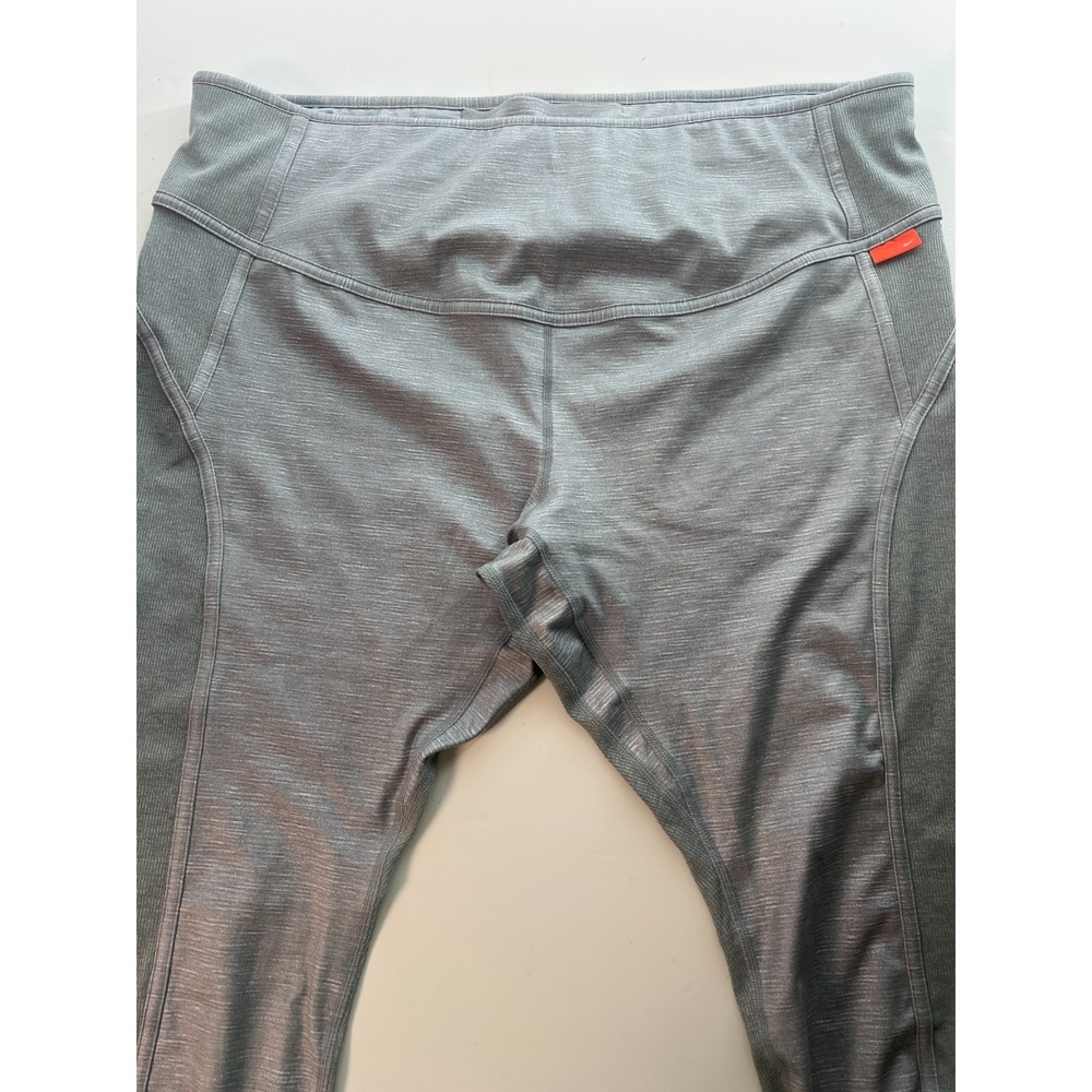 Nike Women's Leggings Sz 2X Grey Dri-Fit Athletic Yoga‎ Workout W38 L27 See Pics